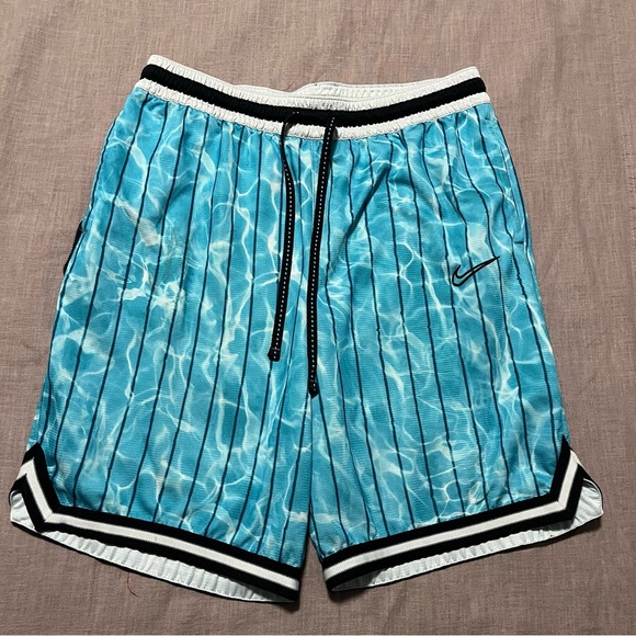 Nike DNA Exploration Basketball Shorts Pool Blue Size Large Athletic Streetwear - Picture 3 of 9